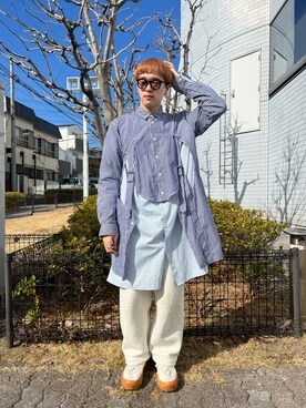 ロングシャツ のメンズ人気ファッションコーディネート Wear