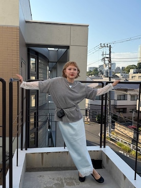 「個性派」｜サトムラさん（レディース・164cm）の夏コーディネート