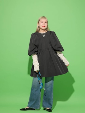 「アイテム（パンプス）」を使った、サトムラさん（レディース・164cm・30代）の冬コーディネート