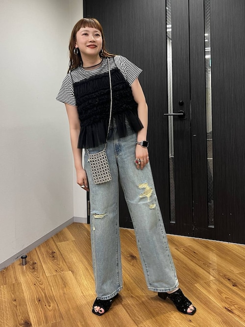 ローリーズファーム　サトムラ　主役級Tシャツ 一枚でスタイリングが決まるTシャツ」 【LOWRYS FARM】“主役T