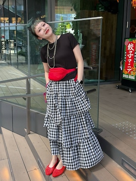 「LOWRYS FARM」｜サトムラさん（レディース・164cm）の春コーディネート