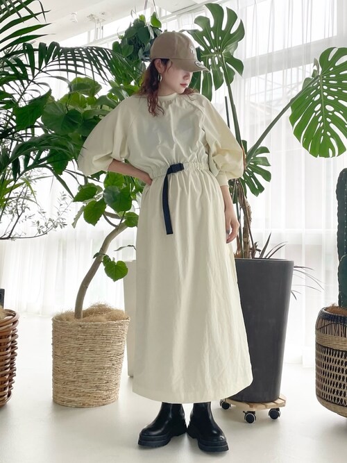 LOWRYS FARM 本部サトムラさんのワンピースを使ったコーディネート