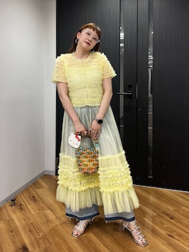 「アイテム（スウェット）」を使った、サトムラさん（レディース・164cm・30代）の春コーディネート