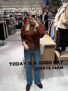 「アイテム（トップス）」を使った、サトムラさん（レディース・164cm・30代）の秋コーディネート