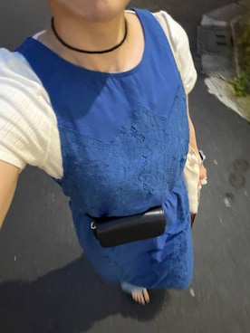 「eL（エル）のアイテム」を使った、サトムラさん（レディース・164cm）の夏コーディネート