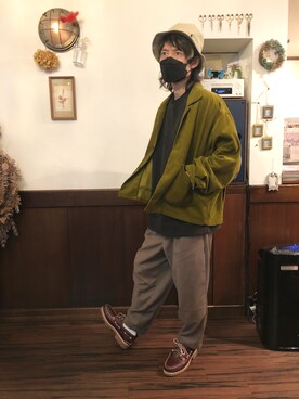 愛植え男さん（メンズ・172cm）の冬コーディネート