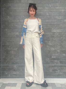 「アイテム（キャミソール）」を使った、ʜᴀʀᴜᴋᴀさん（レディース・163cm）の夏コーディネート