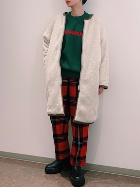 「MIKI HOUSE（ミキハウス）のアイテム」を使った、ʜᴀʀᴜᴋᴀさん（レディース・163cm）の冬コーディネート