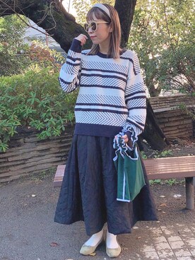 「リエディ(Re:EDIT)」｜みっちゃんさん（レディース・154cm）の秋コーディネート