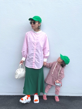 みっちゃんさん（レディース・154cm）の春コーディネート