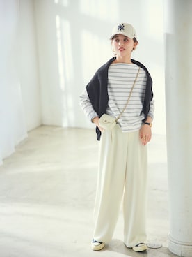 田中亜希子さん（レディース・145cm）の冬コーディネート