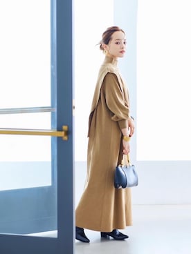 田中亜希子さん(レディース・145cm)の秋コーディネート
