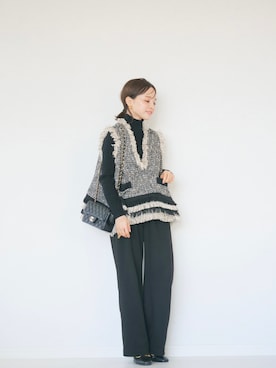 田中亜希子さん（レディース・145cm）の冬コーディネート