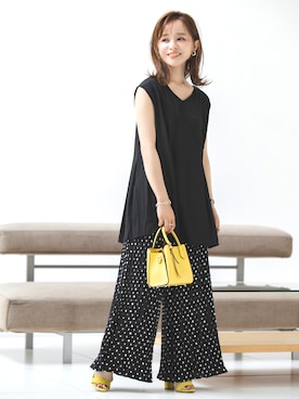 田中亜希子さん(レディース・145cm)の夏コーディネート