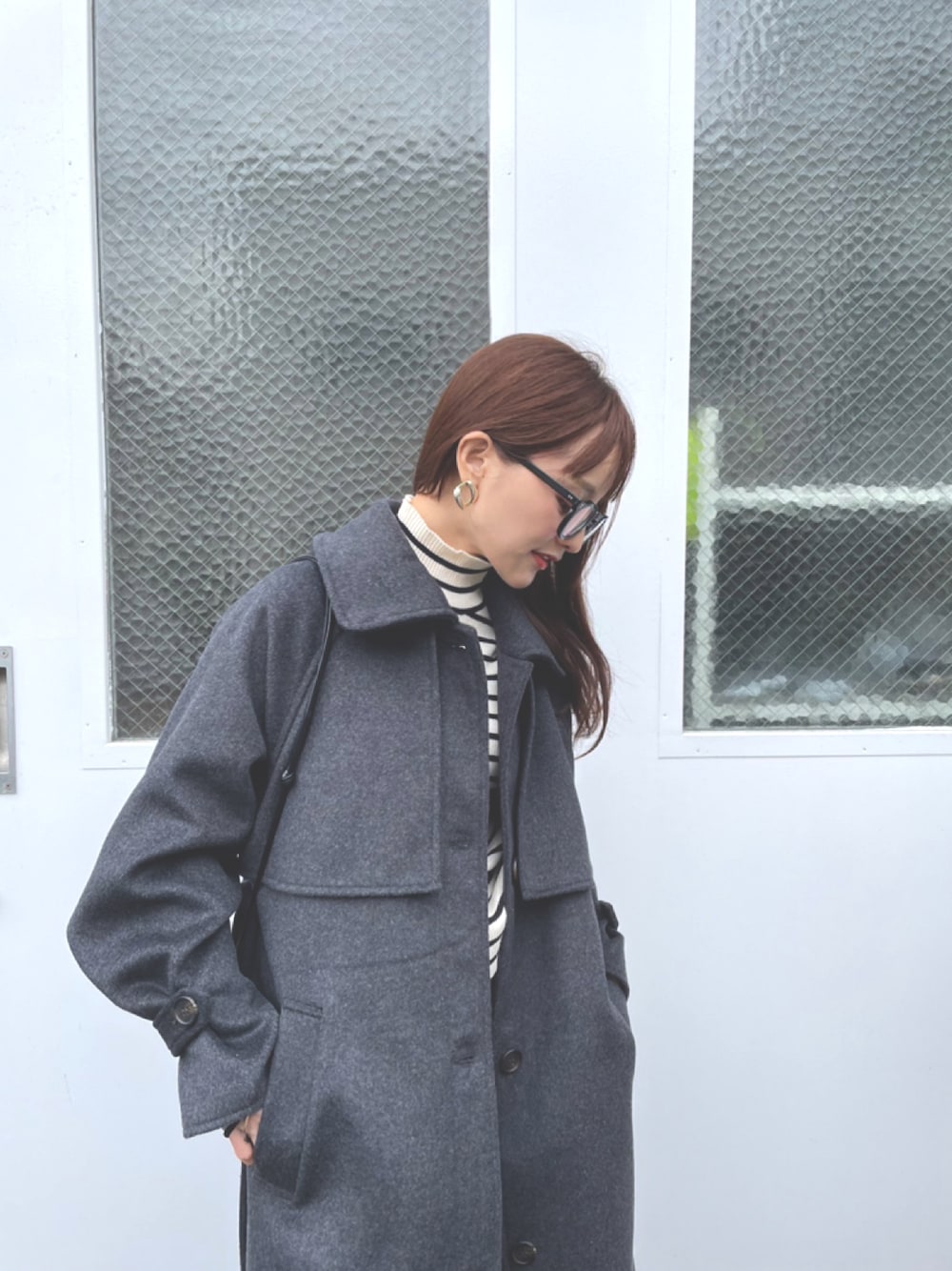 田中亜希子|titivateのステンカラーコートを使った 田中亜希子|titivateのステンカラーコートを使った