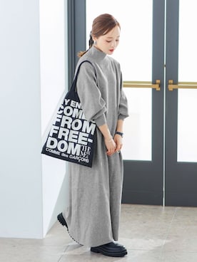 田中亜希子さん(レディース・145cm)の秋コーディネート