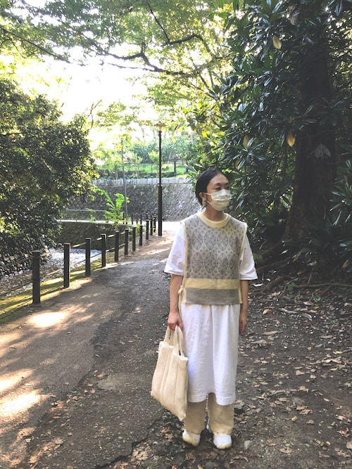 nitca（ニトカ）の「オーバルトライアングルジャガード ベスト（ベスト