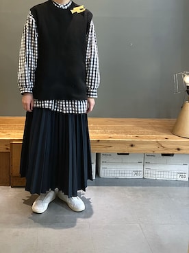 masumiさん（レディース・158cm）の冬コーディネート