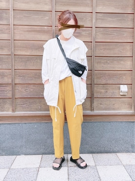 「マスタードイエロー」｜caaaanaさん（レディース・158cm）の秋コーディネート
