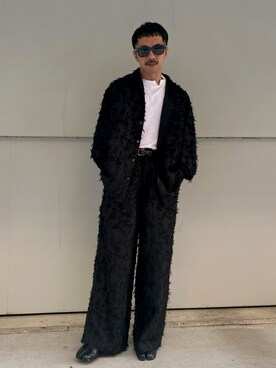 「G.O.C（ジーオーシー）のアイテム（パンツ）」を使った、　MATSU  MAKOTOさん（メンズ・160cm）の春コーディネート