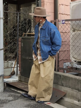 「アイテム（ピアス（両耳用））」を使った、　MATSU  MAKOTOさん（メンズ・160cm）の冬コーディネート