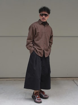 「Port（ポート）のアイテム」を使った、　MATSU  MAKOTOさん（メンズ・163cm）の春コーディネート