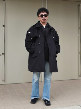 MATSU MAKOTOさん(メンズ・163cm)の冬コーディネート