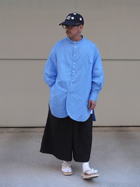 「アイテム（ソックス/靴下）」を使った、　MATSU  MAKOTOさん（メンズ・160cm）の夏コーディネート