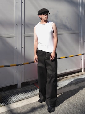 「アイテム（シューズ）」を使った、　MATSU  MAKOTOさん（メンズ・160cm）の夏コーディネート