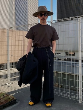 「いまどきジャケット写真」｜「アイテム（その他）」を使った、　MATSU  MAKOTOさん（メンズ・160cm）の春コーディネート