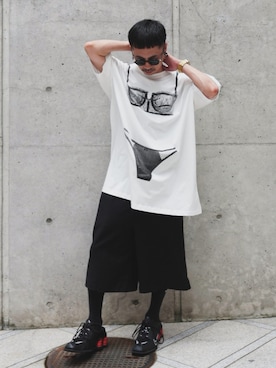 「MARNI（マルニ）のアイテム（アクセサリー）」を使った、　MATSU  MAKOTOさん（メンズ・160cm）の夏コーディネート