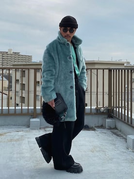 「doublet（ダブレット）のアイテム（Tシャツ/カットソー）」を使った、　MATSU  MAKOTOさん（メンズ・160cm）の冬コーディネート