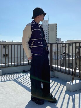 「シンフルコーデ」｜「アイテム（その他）」を使った、　MATSU  MAKOTOさん（メンズ・160cm）の秋コーディネート