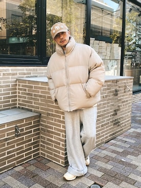 「ロールアップ」｜「アイテム（その他）」を使った、　MATSU  MAKOTOさん（メンズ・160cm）の冬コーディネート