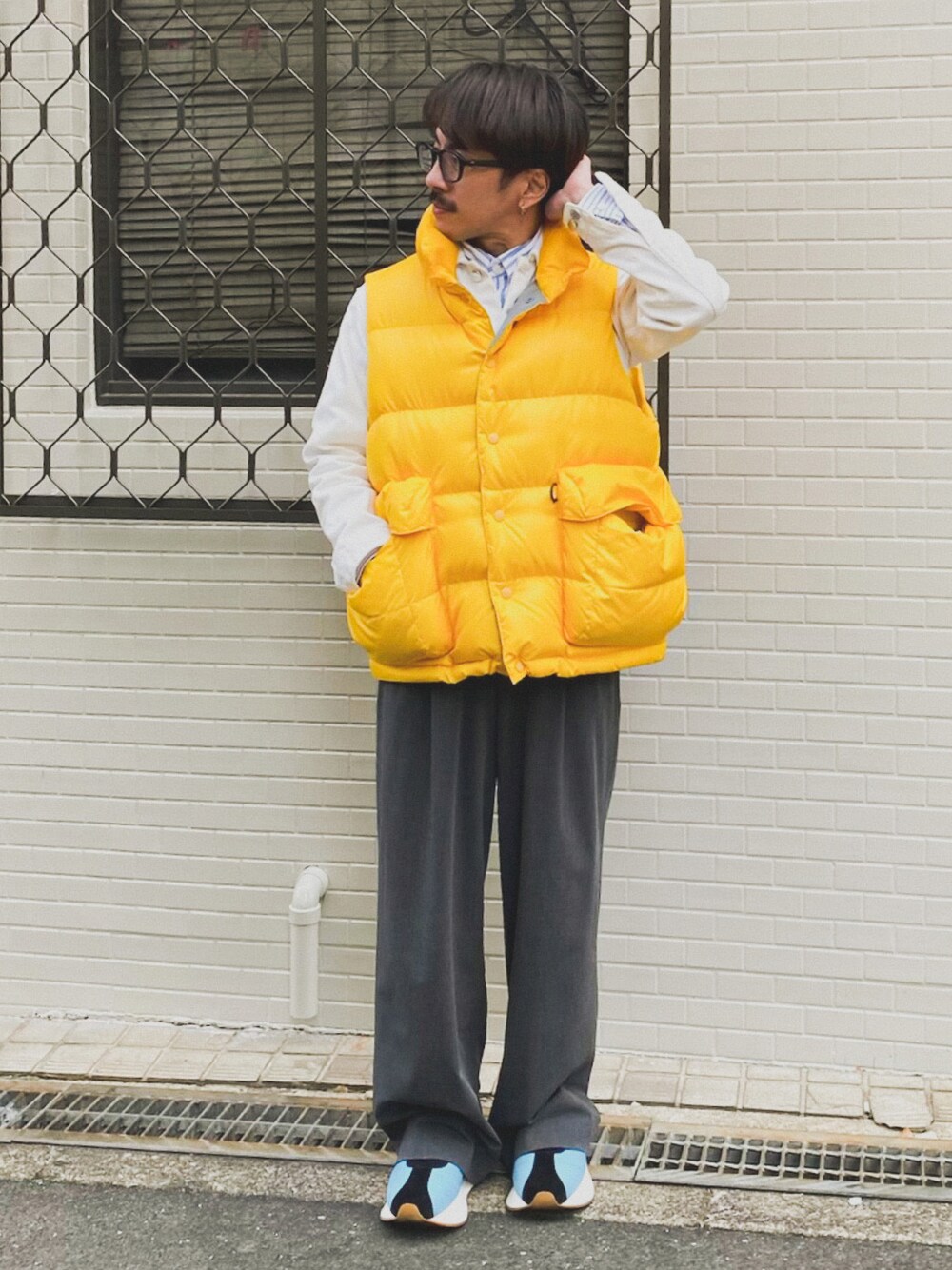 ダイワ　イエロー ダウンベスト DAIWA PIER 39 TECH BACK PACKER DOWN VEST [YELLOW] - Fresh