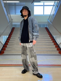 DIESEL デニムジャケット　MA-1 ブルゾン　インディゴブルー　Mサイズ 1686646923_320.jpg