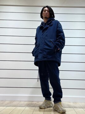 「SET UP」｜「アイテム（デニムジャケット）」を使った、hiroseさん（メンズ・174cm）の冬コーディネート