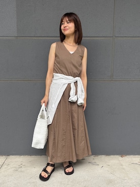 「Letra（レトラ）のアイテム」を使った、rinaさん（レディース・157cm）の夏コーディネート