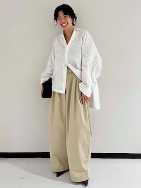 「plage（プラージュ）のアイテム」を使った、chikaさん（レディース・163cm）の夏コーディネート