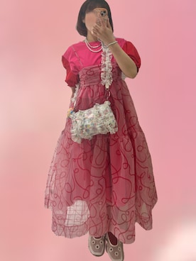 「manana suerte（マニャーナスエルテ）のアイテム」を使った、yktnさん（レディース・167cm）の夏コーディネート
