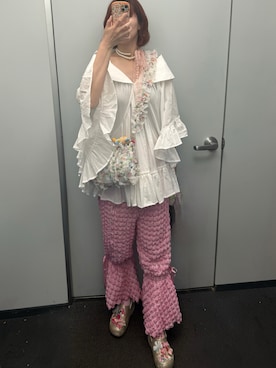 「PERNA（ペルナ）のアイテム」を使った、yktnさん（レディース・167cm）の夏コーディネート