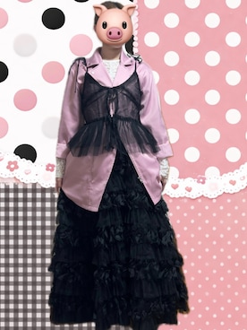 「PERNA（ペルナ）のアイテム」を使った、yktnさん（レディース・167cm）の春コーディネート