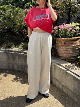 「Ungrid（アングリッド）のアイテム（シューズ）」を使った、松田美咲さん（レディース・158cm）の春コーディネート