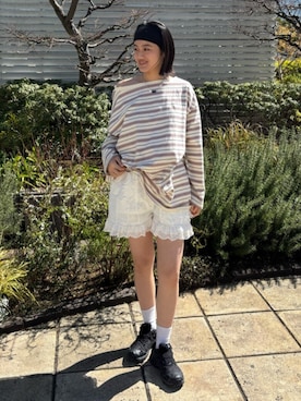 松田美咲さん（レディース・158cm）の春コーディネート