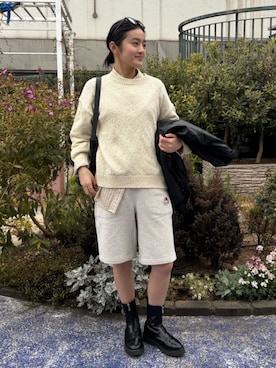 松田美咲さん（レディース・158cm）の冬コーディネート