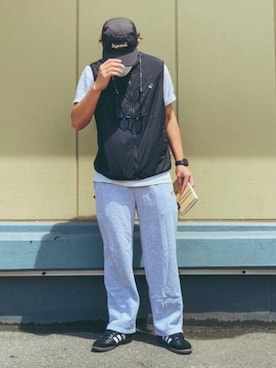 「ベストコーデ」｜「アイテム（スウェットパンツ）」を使った、hechimaさん（メンズ・172cm）の秋コーディネート