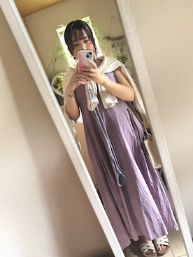 「H&M（エイチ・アンド・エム）のアイテム（トップス）」を使った、yati918さん（レディース・154cm）の夏コーディネート