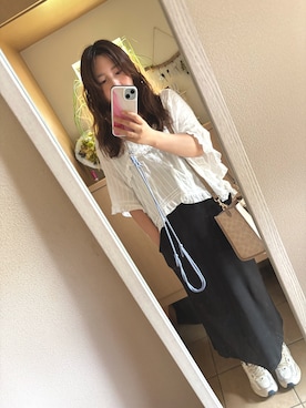 「FILA（フィラ）のアイテム」を使った、yati918さん（レディース・154cm）の夏コーディネート