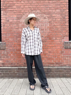 「SENSE OF PLACE by URBAN RESEARCH（センスオブプレイスバイアーバンリサーチ）のアイテム（サンダル）」を使った、orininさん（レディース・163cm）の秋コーディネート