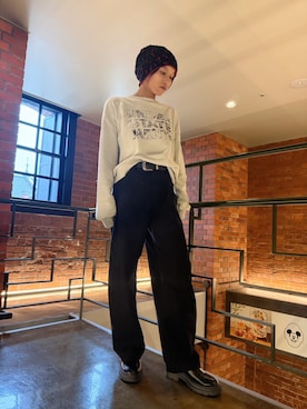 「UNDERSTATEMENTs（アンダーステイトメント）のアイテム」を使った、orininさん（レディース・163cm）の秋コーディネート